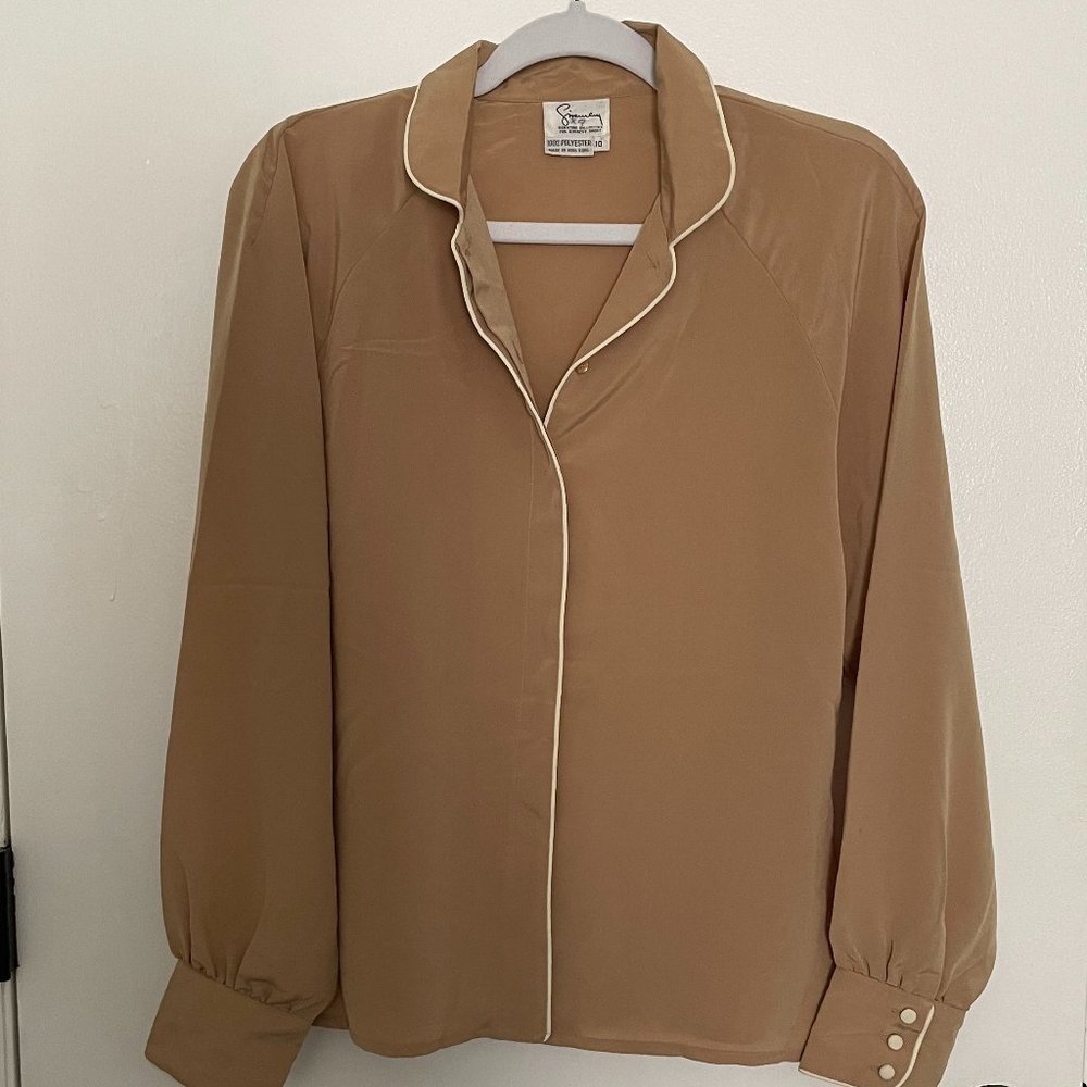 Vintage Givenchy Button Up Blouse